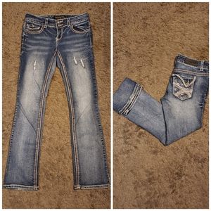 Twentyone black slim boot jean